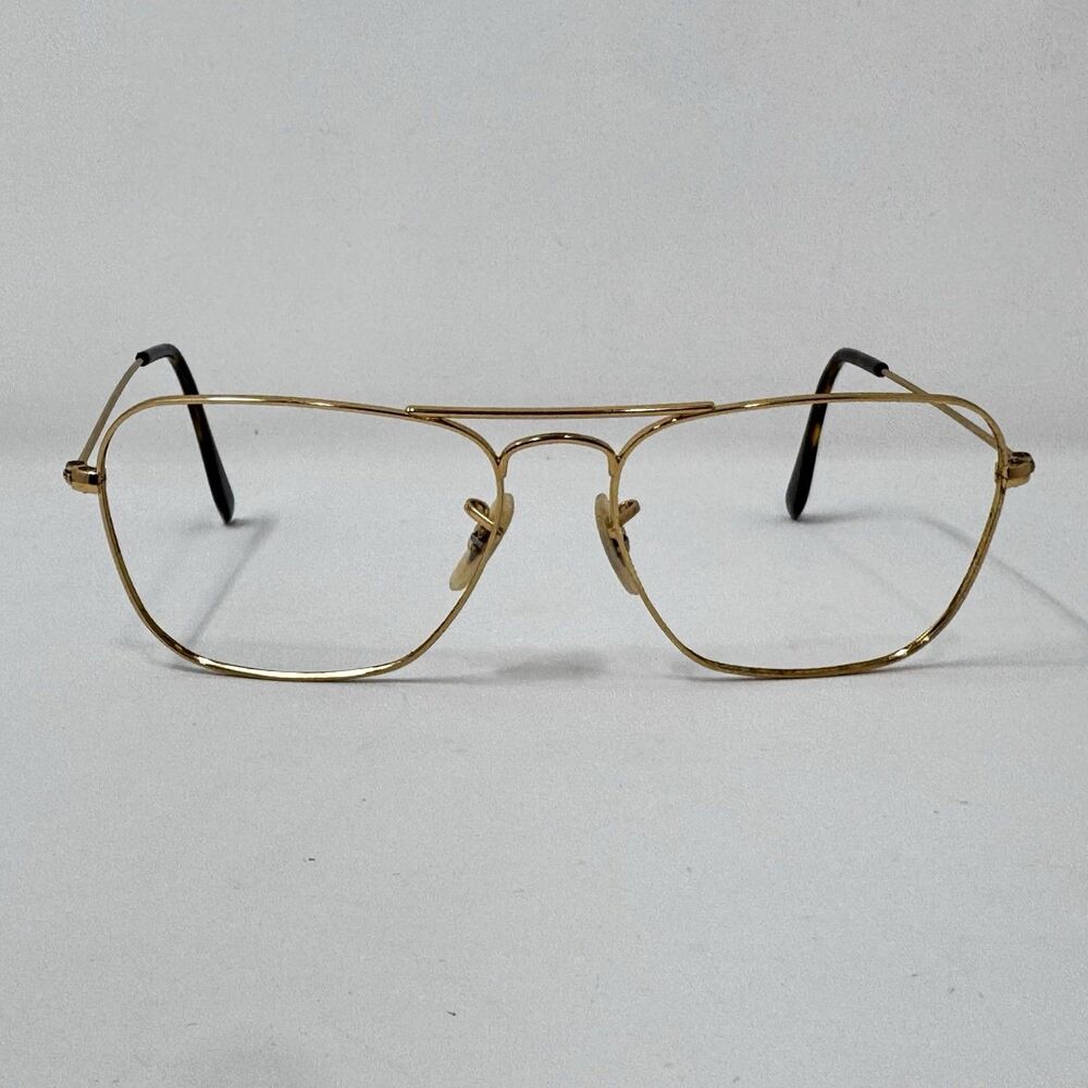 Ray-Ban RB3136 Caravan 181 Gold Sunglass Frames 55-15 Made in Italy
